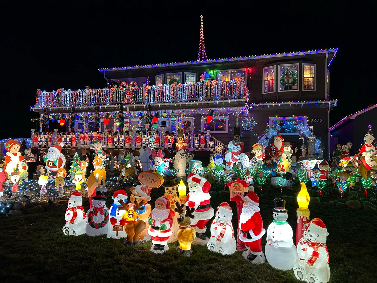 A house with a bazillion Christmas lights in Arvada