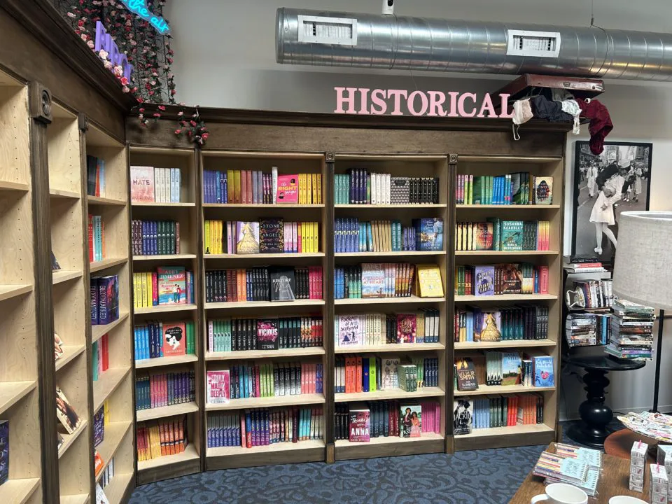 Historical romance section