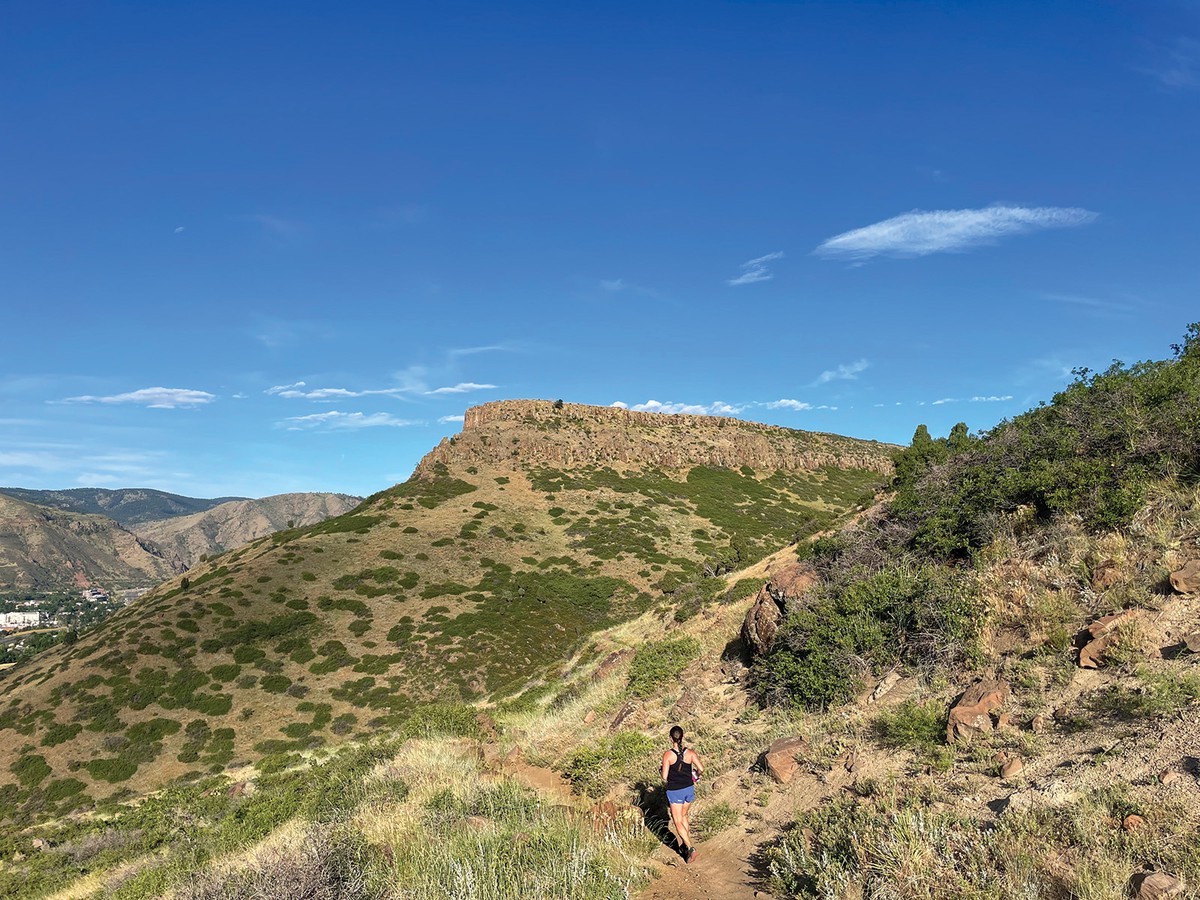 North Table mountain, along the Orbital Trail route