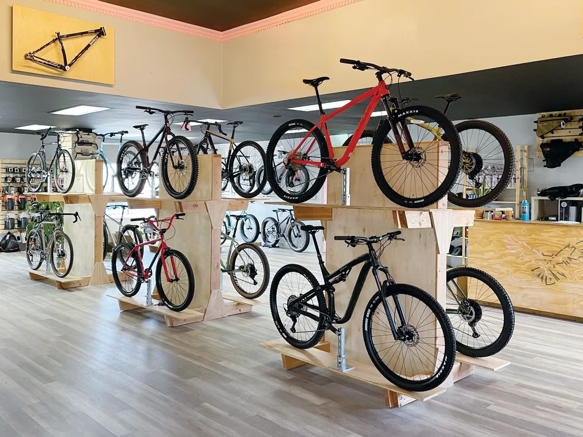 Interior of Yawp Cyclery