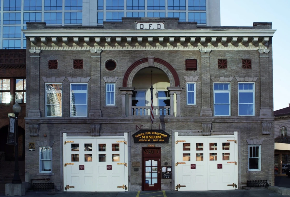 Denver Firefighters Museum gray stone exterior