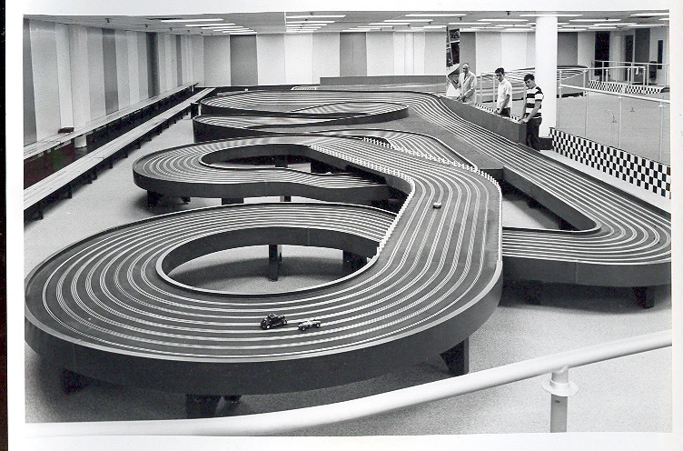 Slot cars at Celebrity Sports Center