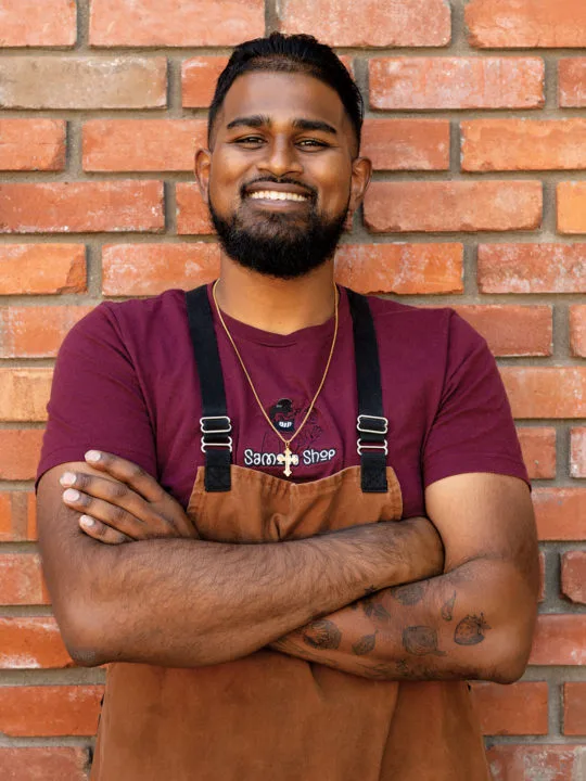 Portrait of Samosa Shop owner David Hadley