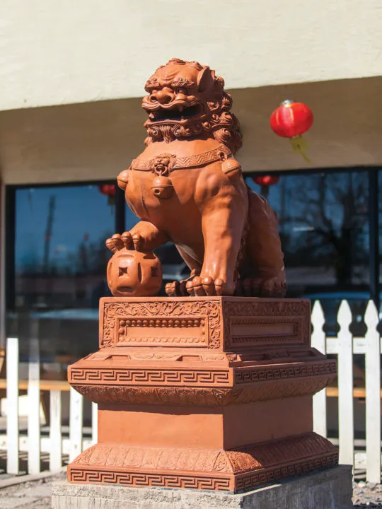 Statue in the Far East Center