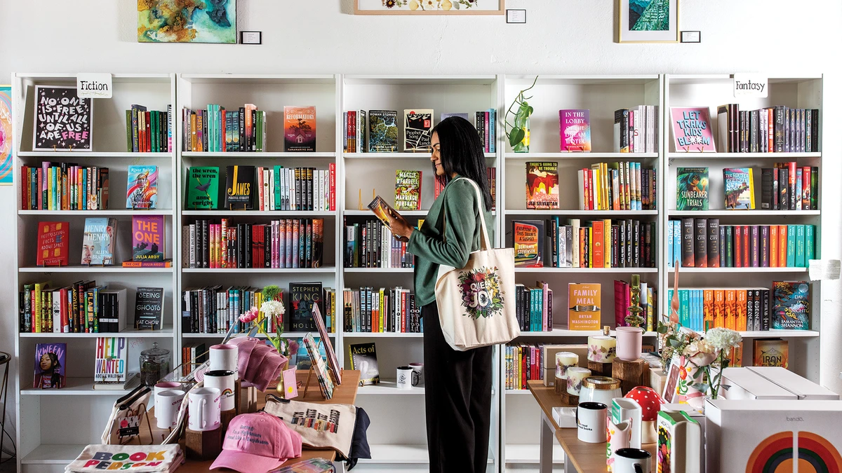 Bookshop interior