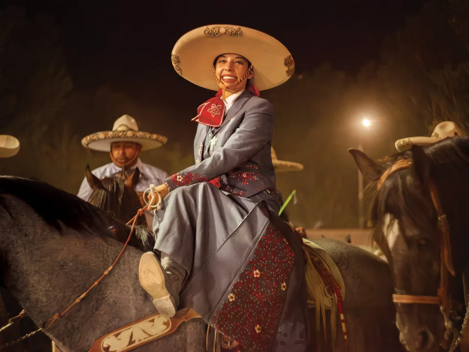 woman on horseback