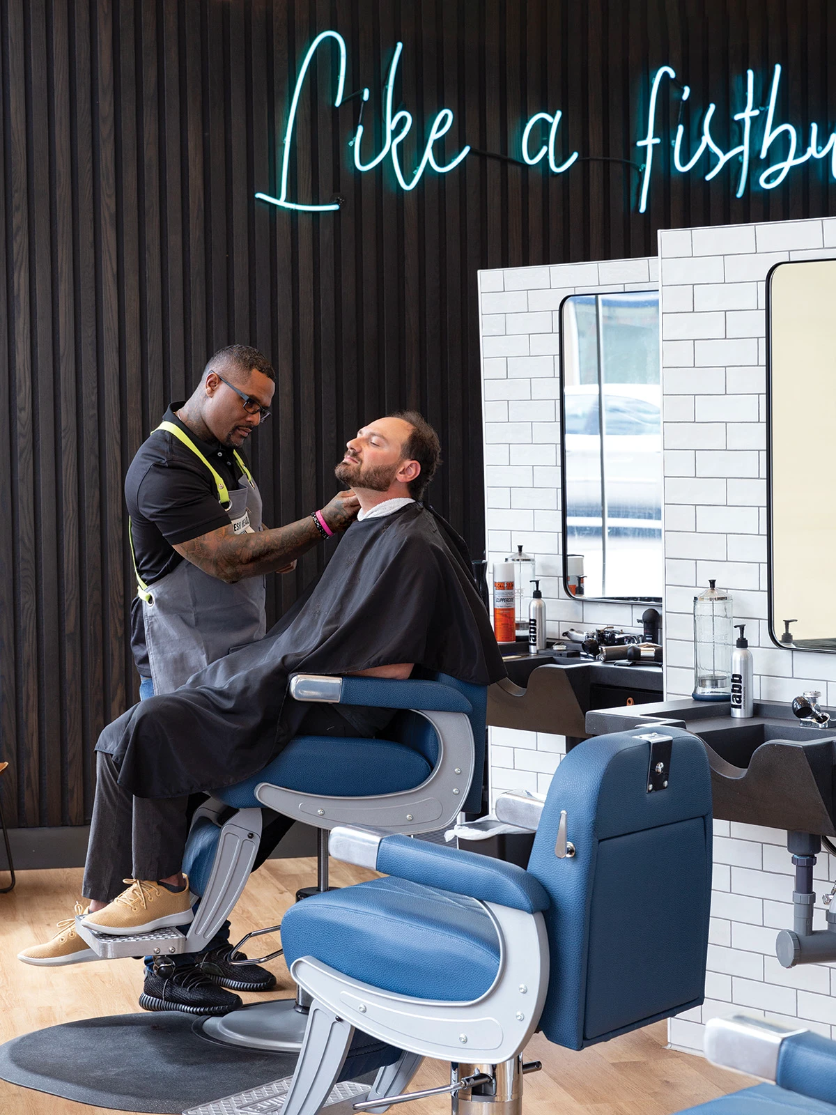 Beard trim at R&R