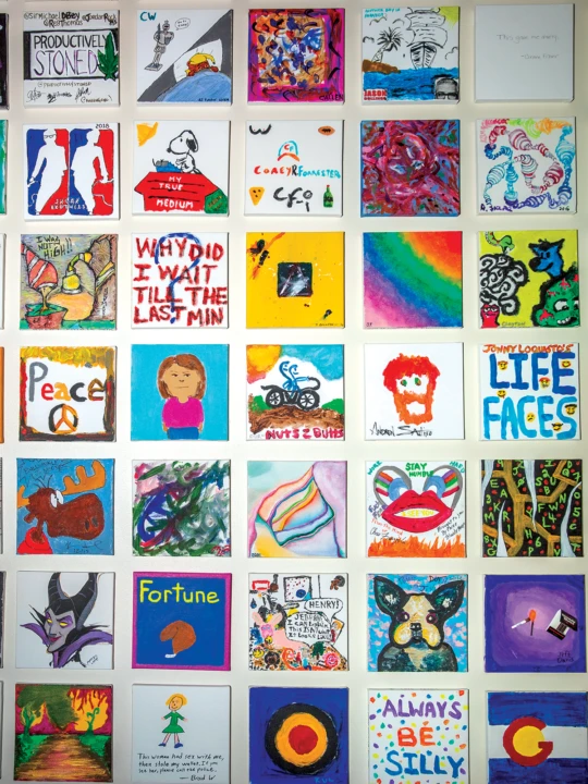 art on wall