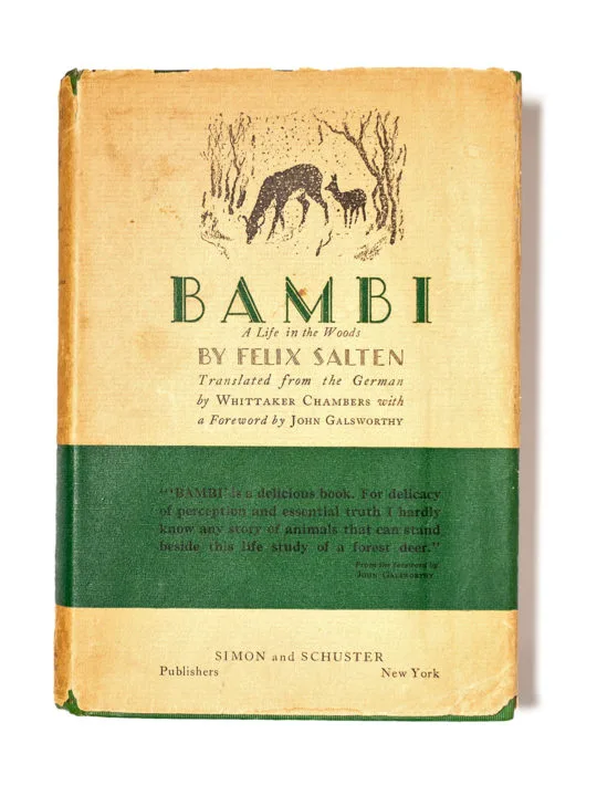 Bambi: A Life in the Woods, US book