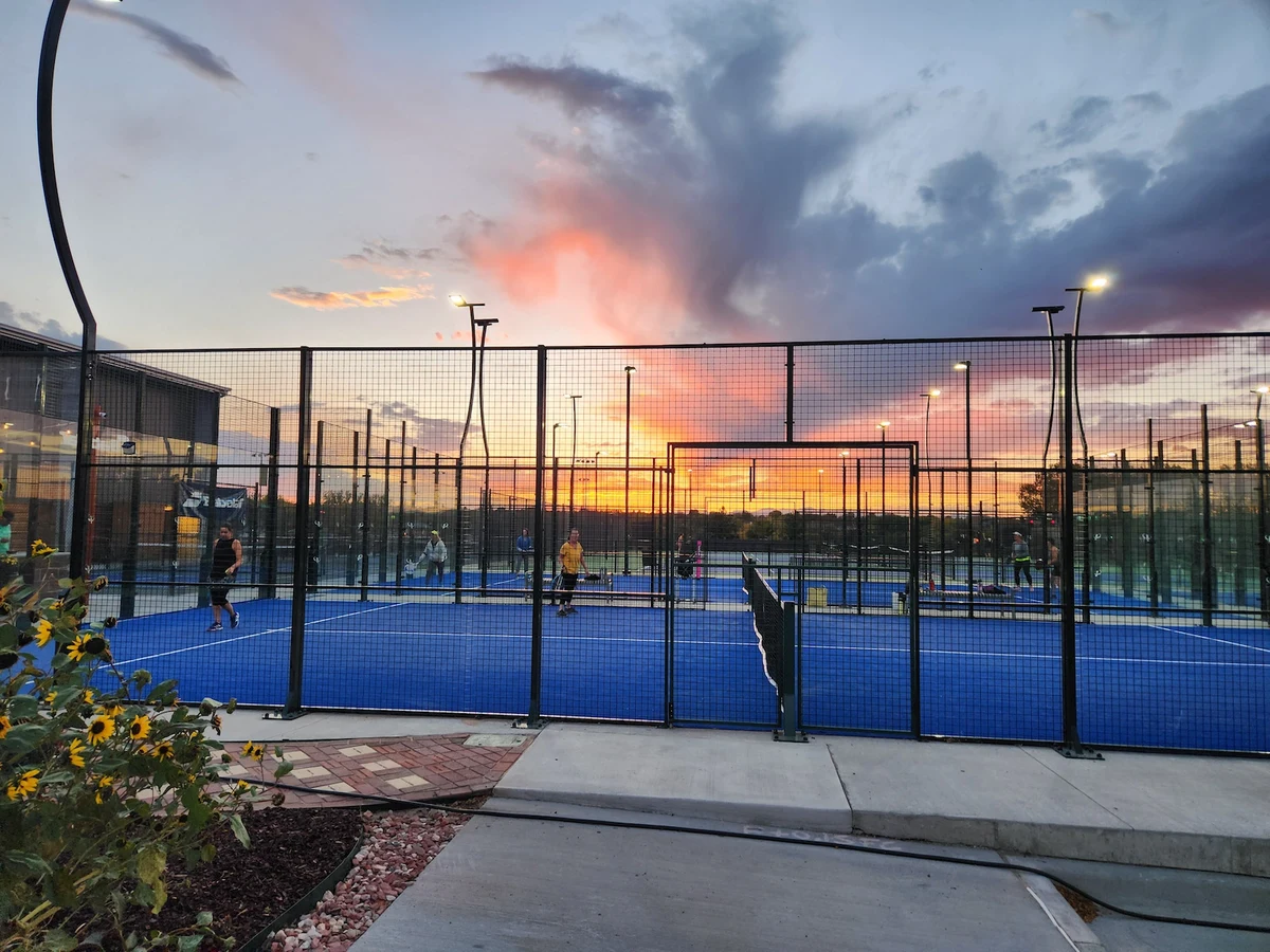 Parker Racquet Club's padel courts