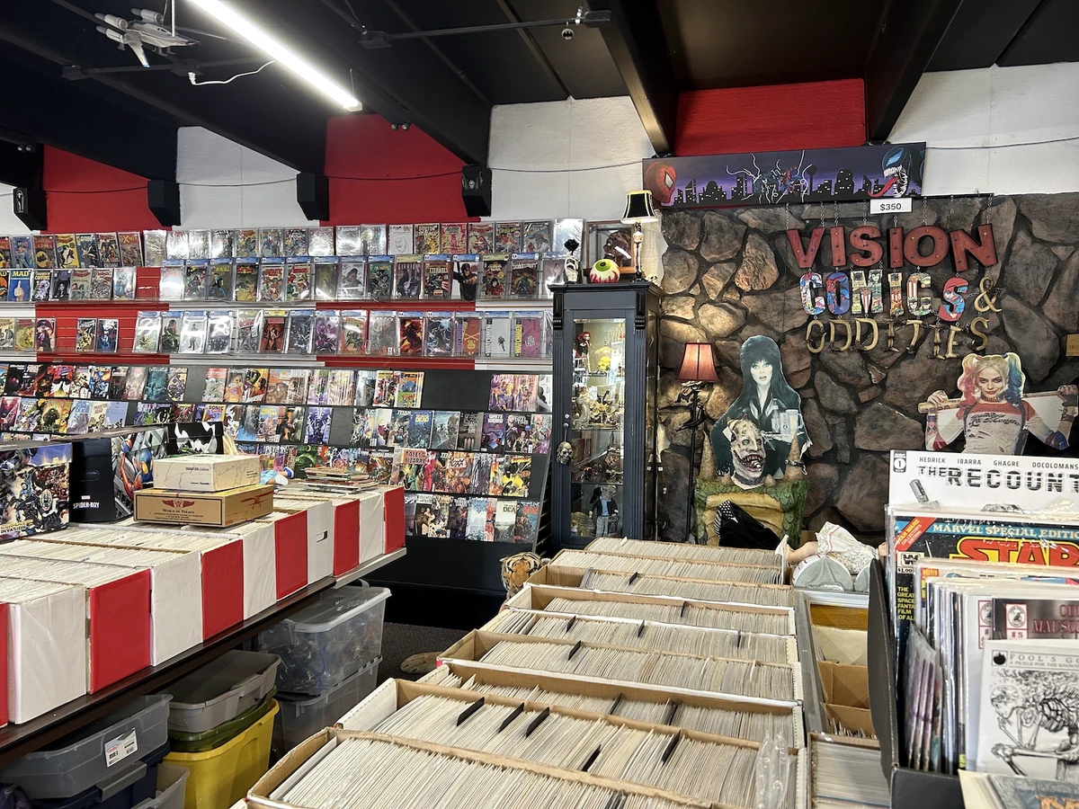 Comics and collectibles at Vision Comics & Oddities