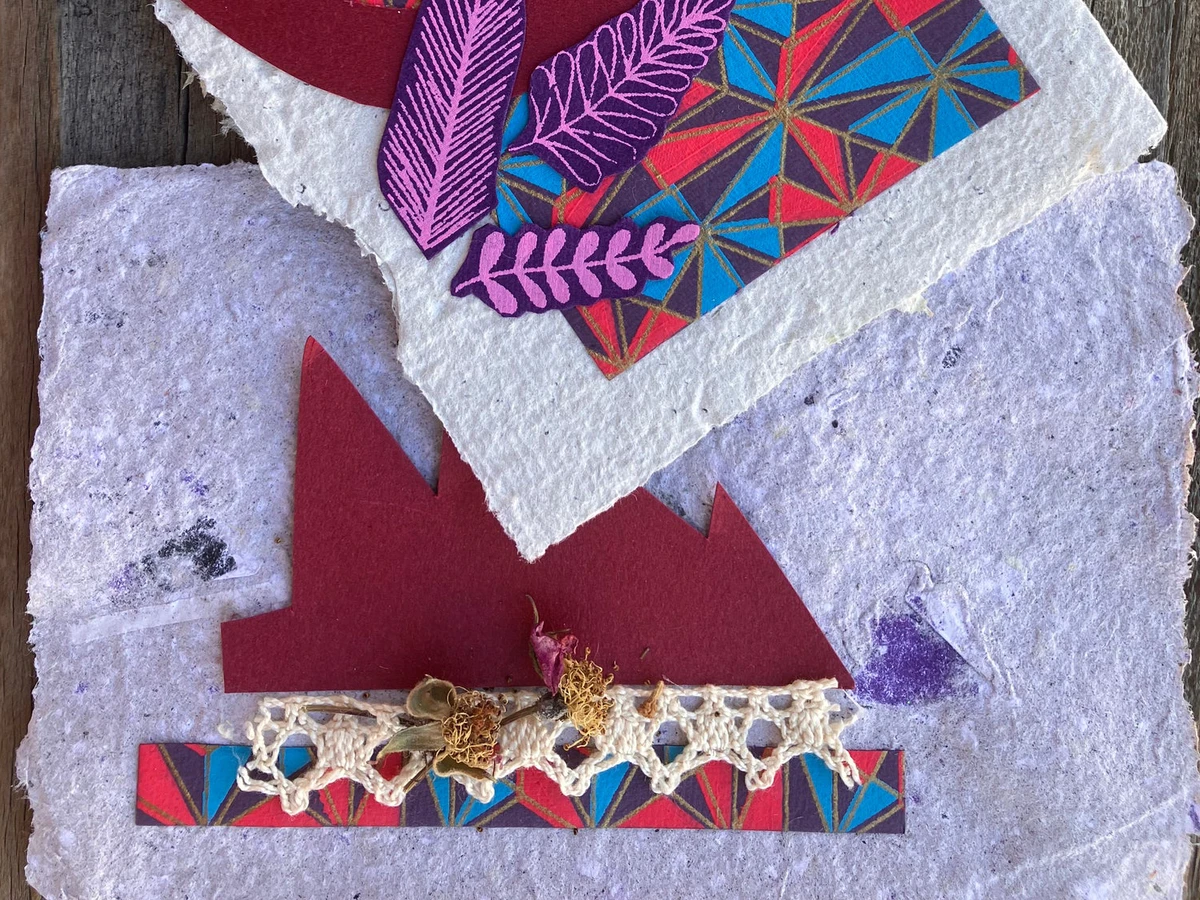 Homemade Christmas cards at the New Local in Boulder