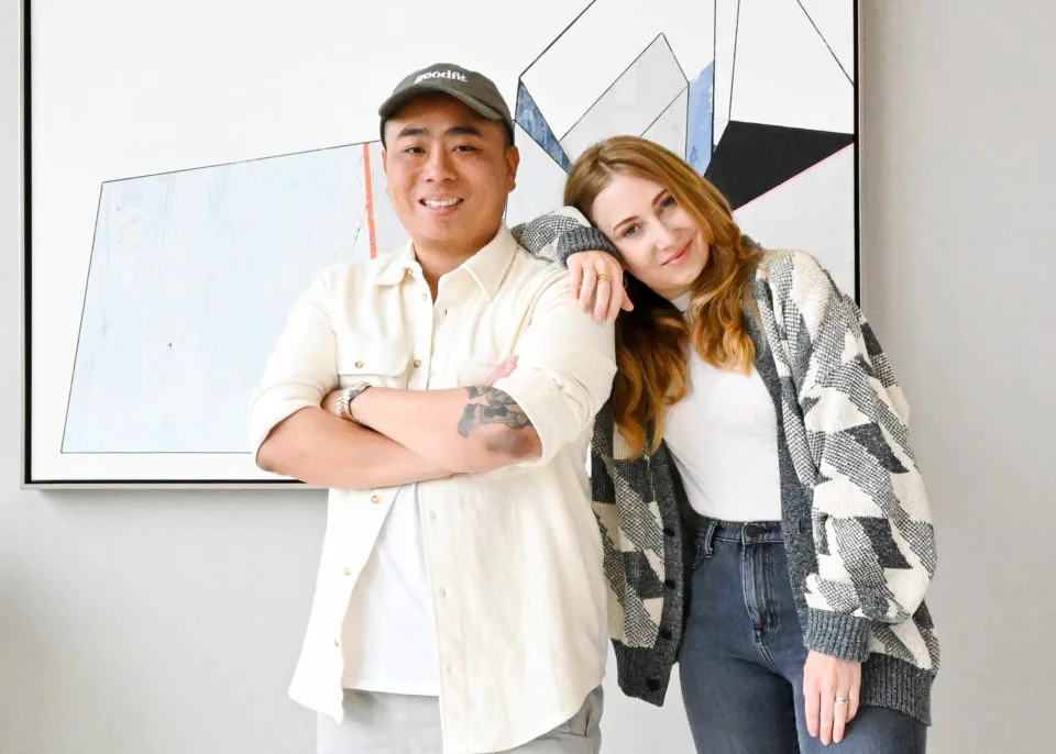 A photo of Goodfit founders Bryan Le and Casey McDermott. Photo courtesy of Goodfit