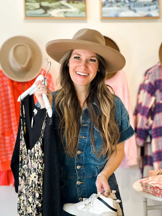 Kim Davis, owner of Flower Wild boutique.