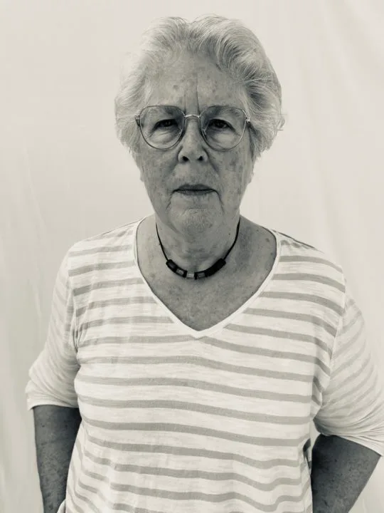 A photo of one of Candrian's subjects in "Eye to Eye: Portraits of Pride, Strength, Beauty."