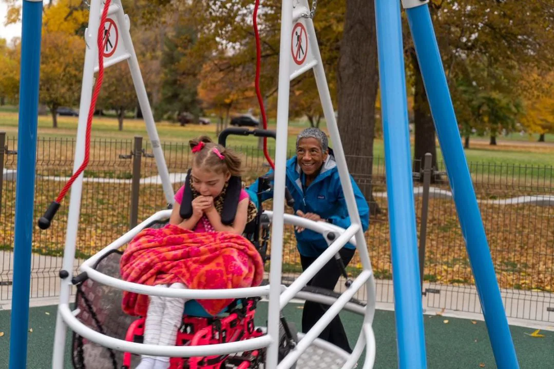 City Park Wheelchair Swing