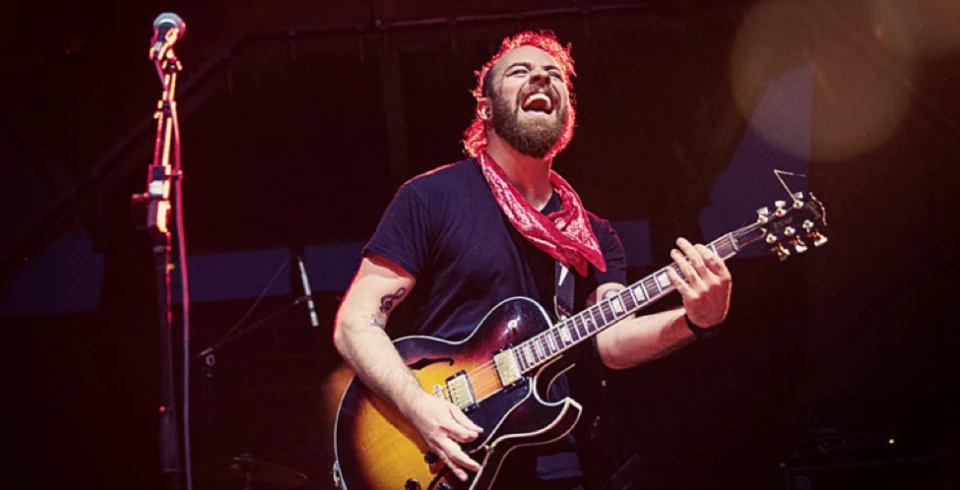 A photo of local musician Spencer Hughes