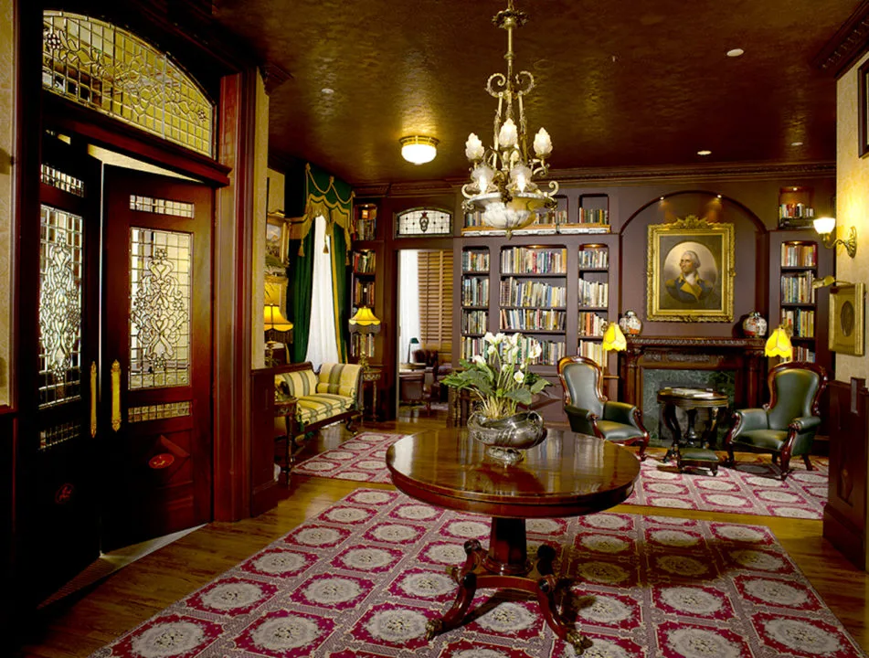 The interior of the American Museum of Western Art