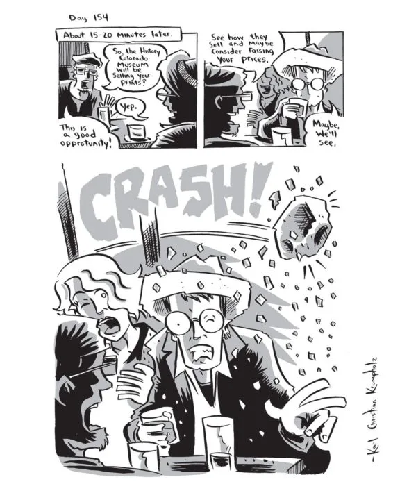 Excerpt from 'The Lighthouse in The City.' Illustration by Karl Christian Krumpholz.