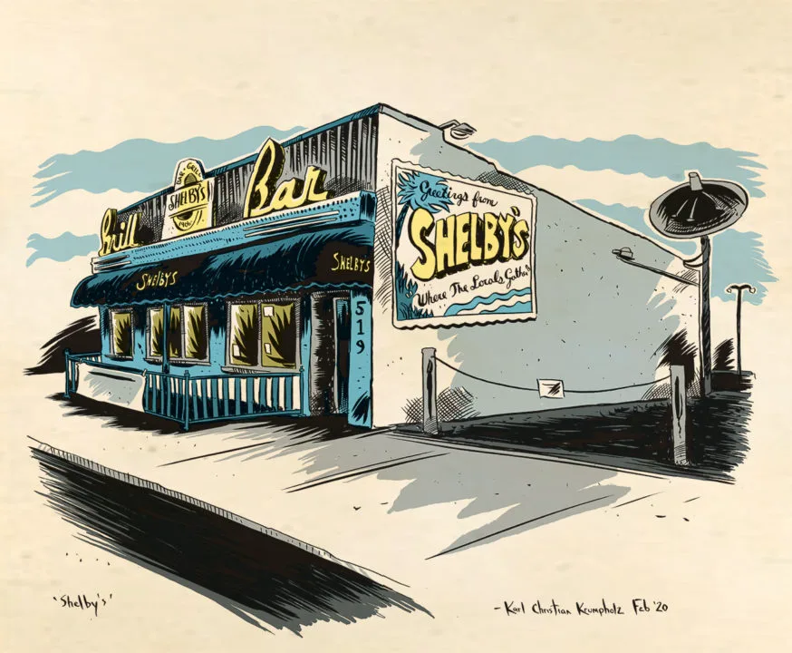 Excerpt from 'Queen's City.' Illustration by Karl Christian Krumpholz. 