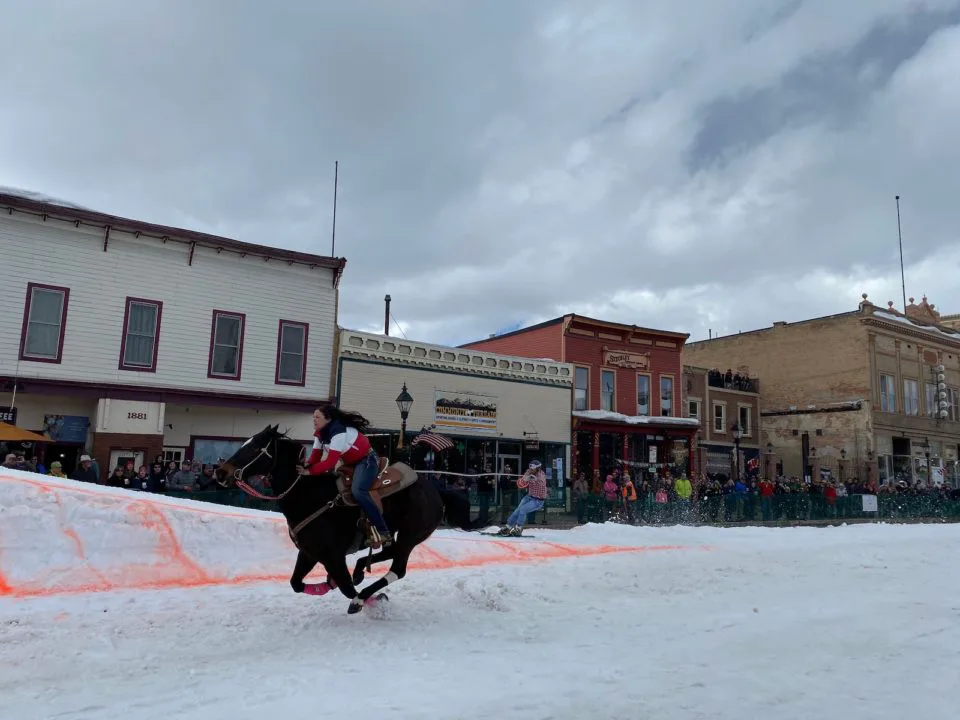 ski joring