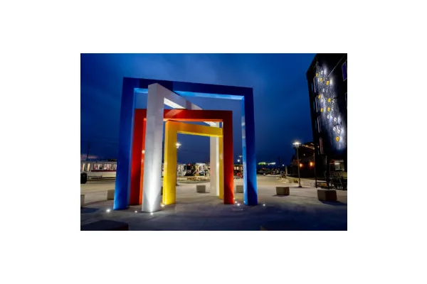 A New Herbert Bayer Sculpture Has Arrived at Denver’s Alameda Station