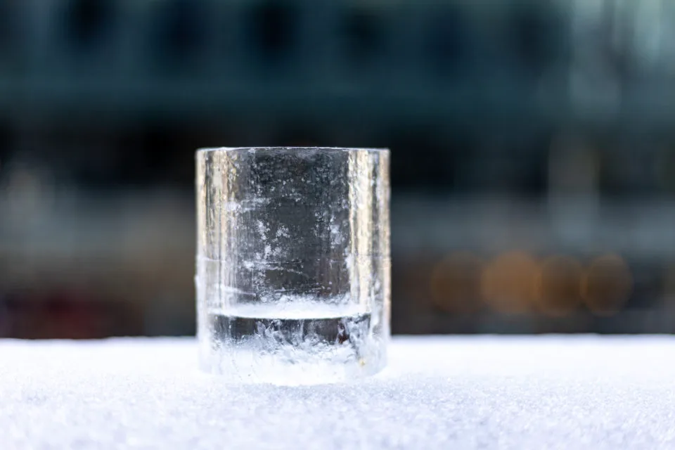 Ice mug for Hotel Born New Year's Eve