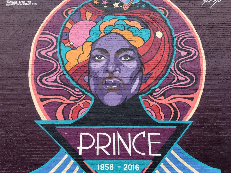 Prince mural