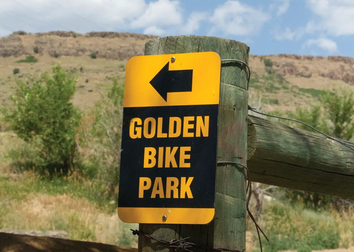 Golden bike park