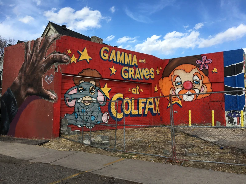 Gamma and Graves street art