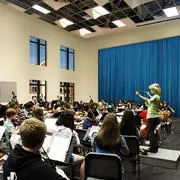 Rendering of the rehearsal room