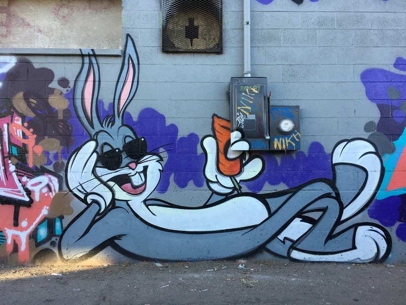 Bugs Bunny relaxed