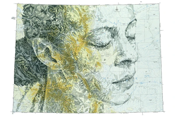 Product Pick: Artist Ed Fairburn’s Colorado Map Portraits