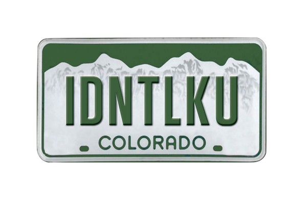 What You Can’t Put on Your License Plate in Colorado