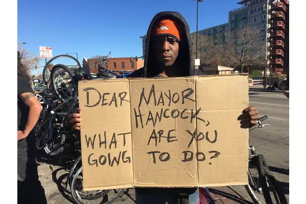 New Exhibit Questions How Mayor Hancock Will Address Homelessness