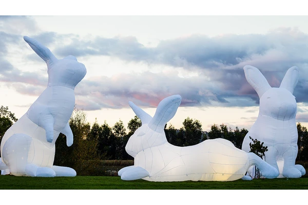 Look Out For Giant Inflatable Bunnies To Pop Up Downtown