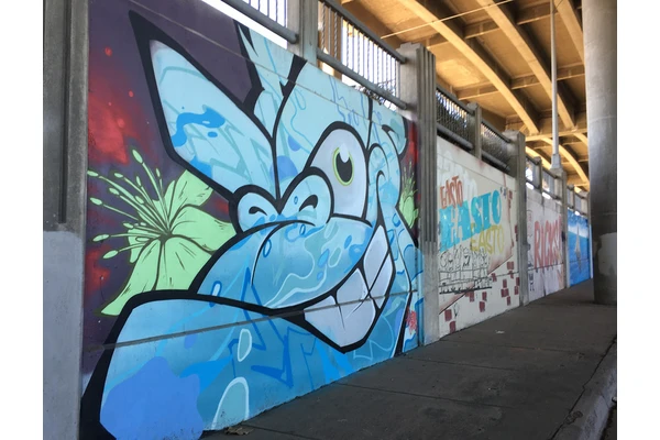 Denver Street Artists Brighten I-70 Viaduct with “Duct-Work 2”