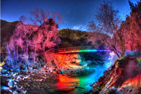 Photos: Denver-Based Artistic Duo Lights Up The World
